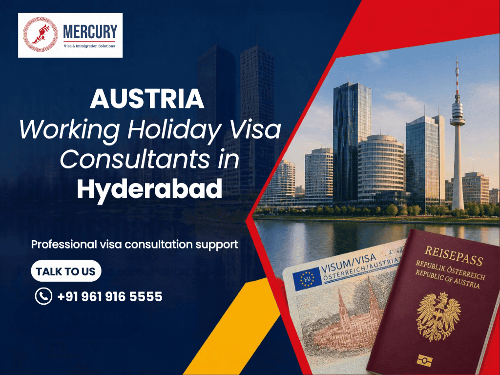 Austria Working Holiday Visa Consultants in Hyderabad